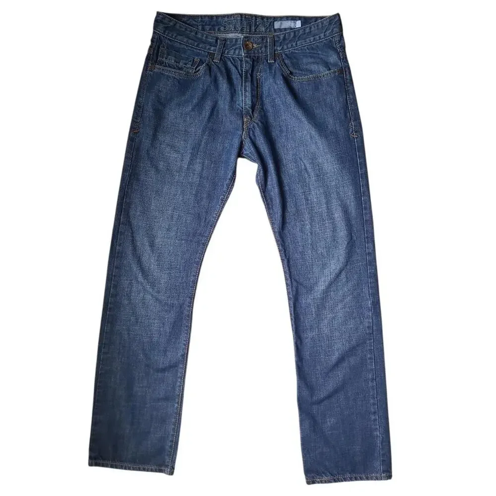 Levi's SilverTab Slim Straight Jeans 31x30 Y2K Medium Wash Denim